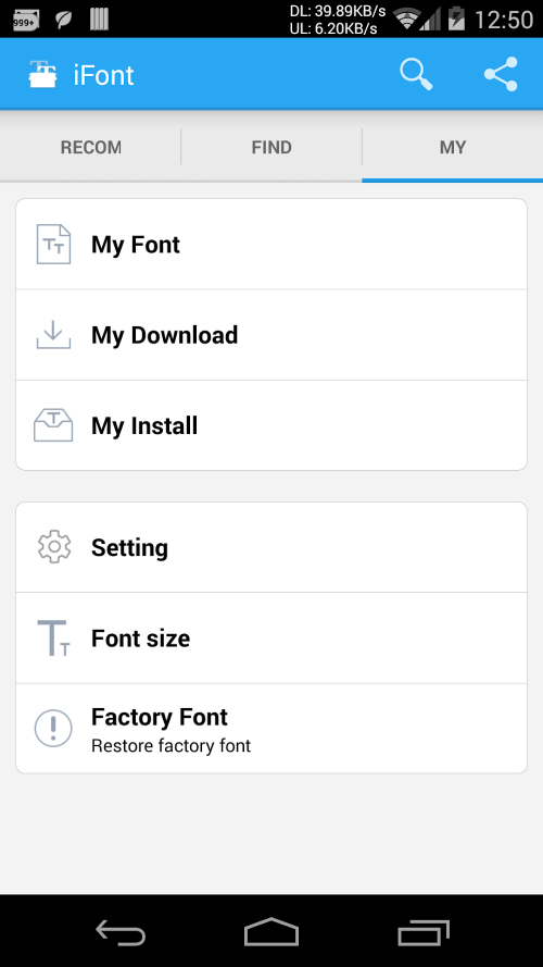 iFont Screenshot 3